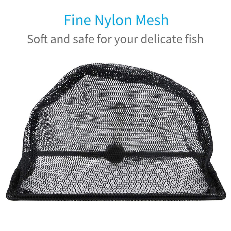 [Australia] - Pawfly Aquarium Fish Net with Extendable 9-24 Inch Long Handle for Betta Fish Tank 5 Inch 