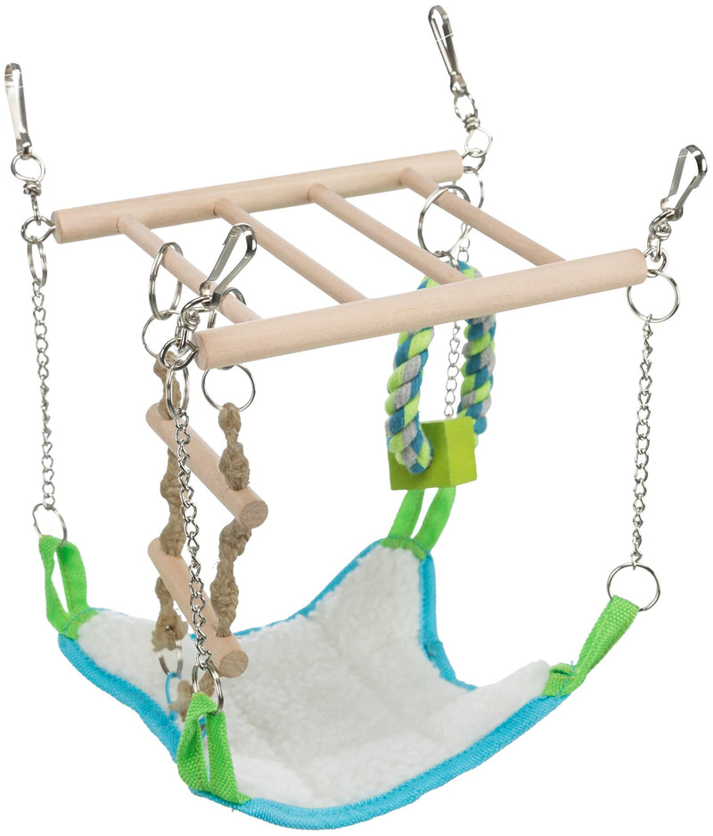 Trixie Suspension Bridge with Hammock for Mice, Hamsters etc. (6298) - PawsPlanet Australia