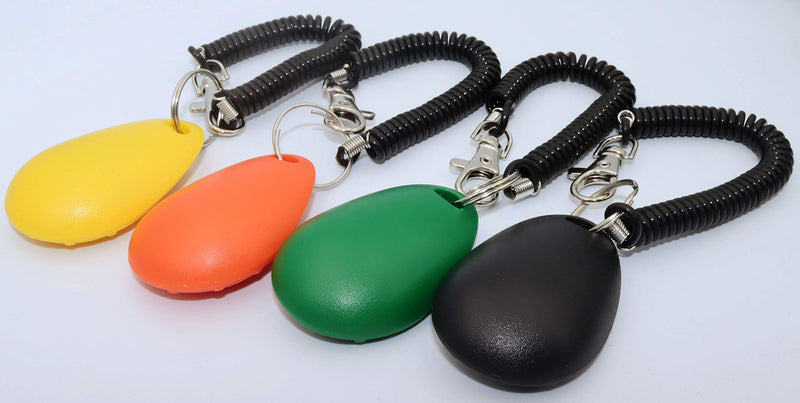 Pet Training Clicker with Wrist Strap - Dog Training Clickers 4 Color - PawsPlanet Australia