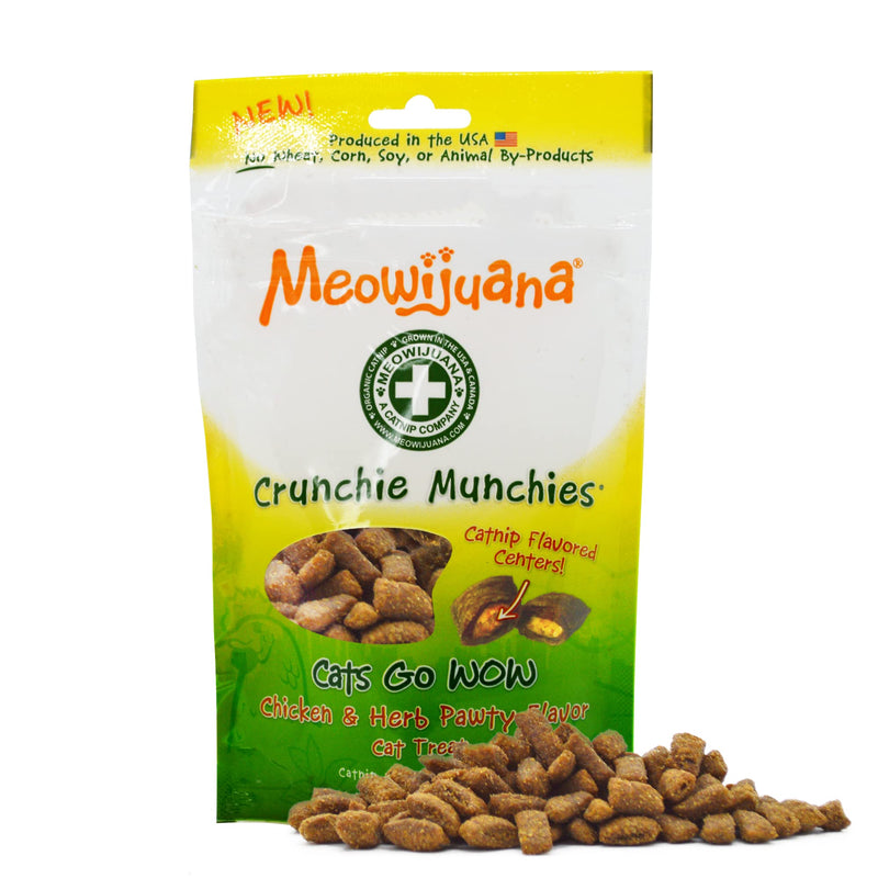 Meowijuana | Get Hooked Bundle | Get Hooked Refillable Tuna Toy and Seafood Medley Crunchie Munchie Cat Treats | Promotes Play and Cat Health | Made with Organic Catnip - PawsPlanet Australia