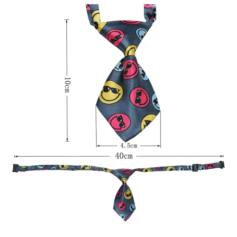 [Australia] - 15Pcs/Pack Baby Boys Pet Necktie for Cat Dog Tie Collar Assorted Cute Style Adjustable 