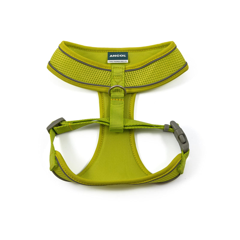 Ancol Viva Lightweight Breathable Comfort Mesh Dog Harness Lime Size XS (Fits Girth 28-40 cm) - PawsPlanet Australia