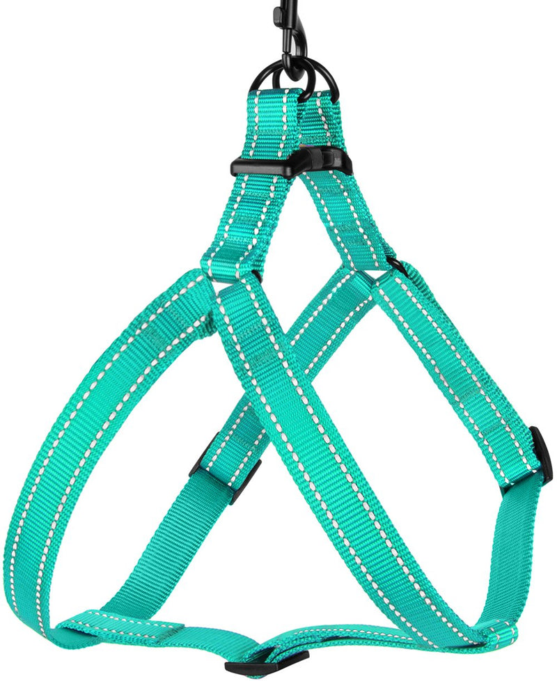 [Australia] - CollarDirect Reflective Dog Harness Step in Small Medium Large for Outdoor Walking, Comfort Adjustable Harnesses for Dogs Puppy Pink Black Red Purple Mint Green Orange Blue 