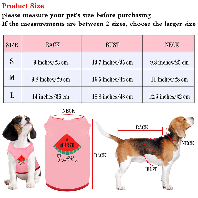 URATOT 12 Pieces Puppy Sleeveless T-Shirt Pet Clothes Dog Pullover Soft Shirt Pet Dog Vest Printed Puppy Shirts for Dog and Cat Wear, Various Styles Small - PawsPlanet Australia