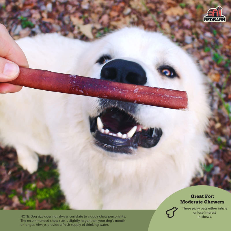 Redbarn Bully Sticks for Dogs - All Natural, Healthy Single Ingredient & Long-Lasting Dog Chew & Dog Treat - Beef Rawhide Alternative - 5-8'' Variety Pack - Bully Sticks for Small Dogs and Large Dogs - PawsPlanet Australia