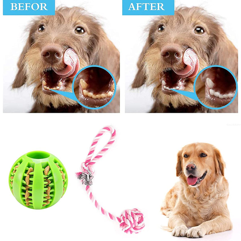 3 in 1 Dog Rope Toy - Soft Plush Donkey, Rope & Chew Teething Ball Toys - Durable for Small Medium Dogs - PawsPlanet Australia