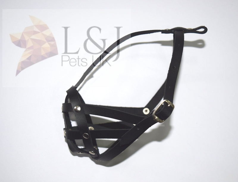 L&J Pets Uk Dog Muzzle for Shih Tzu, Pug and other flat face short snout dog's (M2, Black) - PawsPlanet Australia