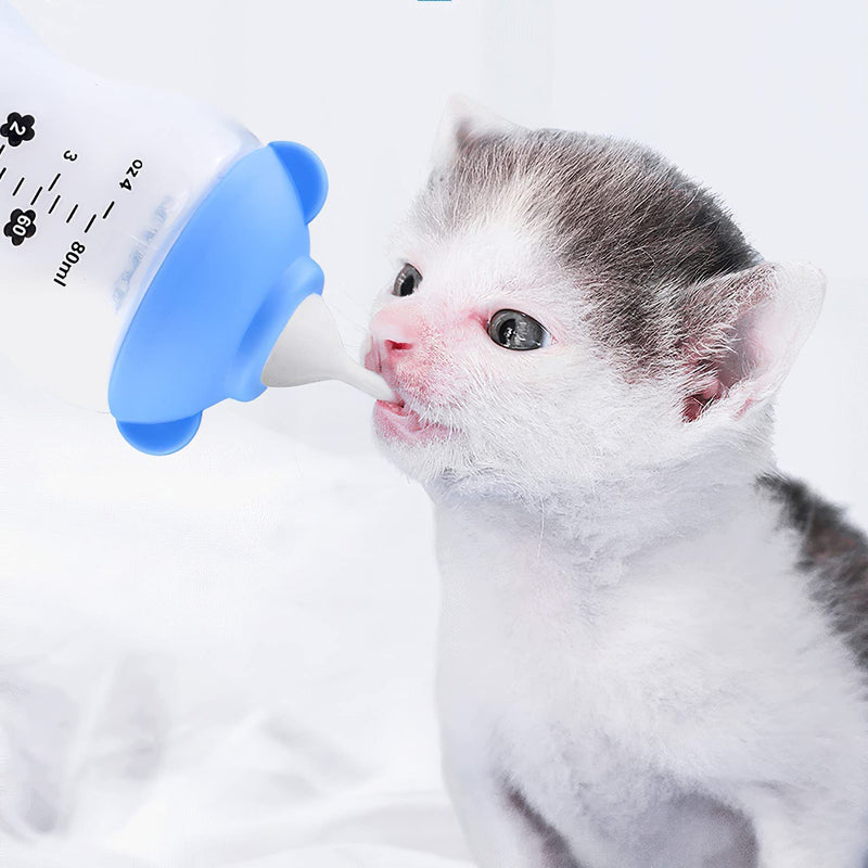 winbarry Puppy Syringe Feeder,Puppy Feeding Bottles,Pet Syringe Original Nipple with Syringe,Best Suited for Small Mammals Neonates Week Old Kittens Puppy Feeding Kit - 21 Pack - PawsPlanet Australia