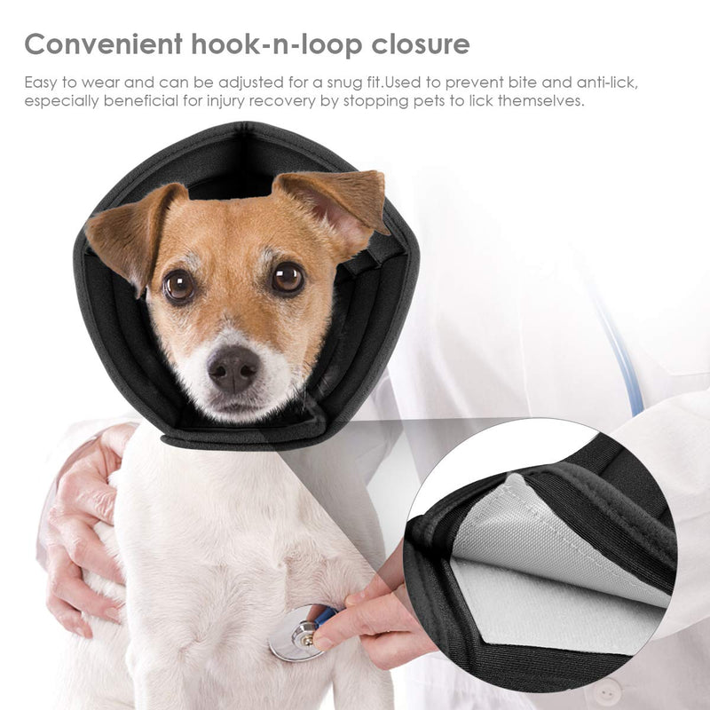 Haokaini Dog Cone Collar, Pet Recovery Protective Collar for After Surgery, Preventing Cats Puppy from Biting Scratching Licking Wound, Soft and Comfortable - PawsPlanet Australia