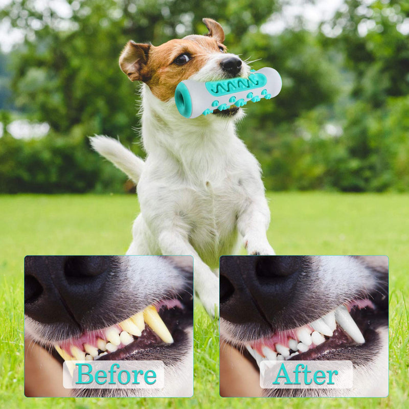 ZSTKEKE Dog Chew Toys, Teeth Chews for Puppies Dog Toys, Dog Toothbrush Durable Natural Rubber Dog Toys Puppy Teeth Cleaning Chew Toys Dental Oral Care for Small/Medium Dogs - PawsPlanet Australia