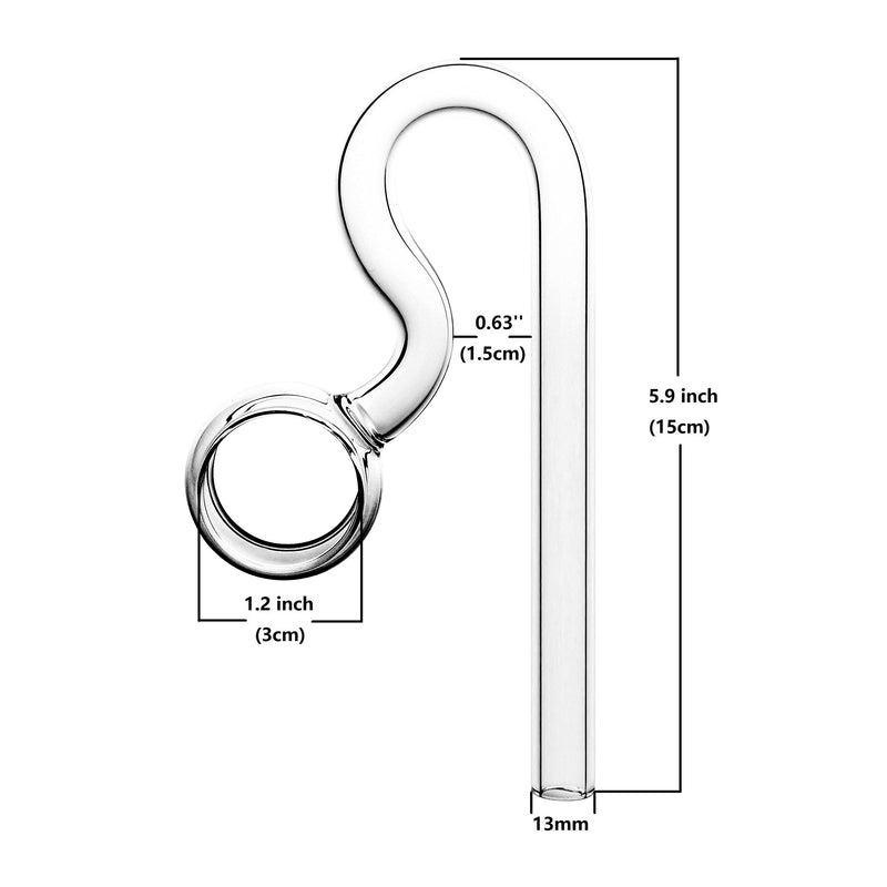 JARDLI Glass Lily Pipe Spin Outflow and Inflow 13mm for 1/2" i.d. Tube - Aquarium Planted Tank Aquascaping - PawsPlanet Australia