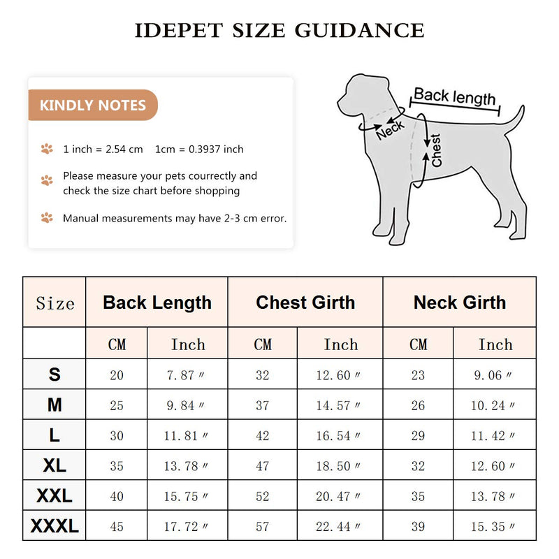 Idepet Dog Raincoat with Hood, Pet Dog Waterproof Coat Adjustable Lightweight Outdoor Rain Poncho Rain Gear Jumpsuit with Harness Hole for Puppy Small Medium Dogs S Apricot - PawsPlanet Australia