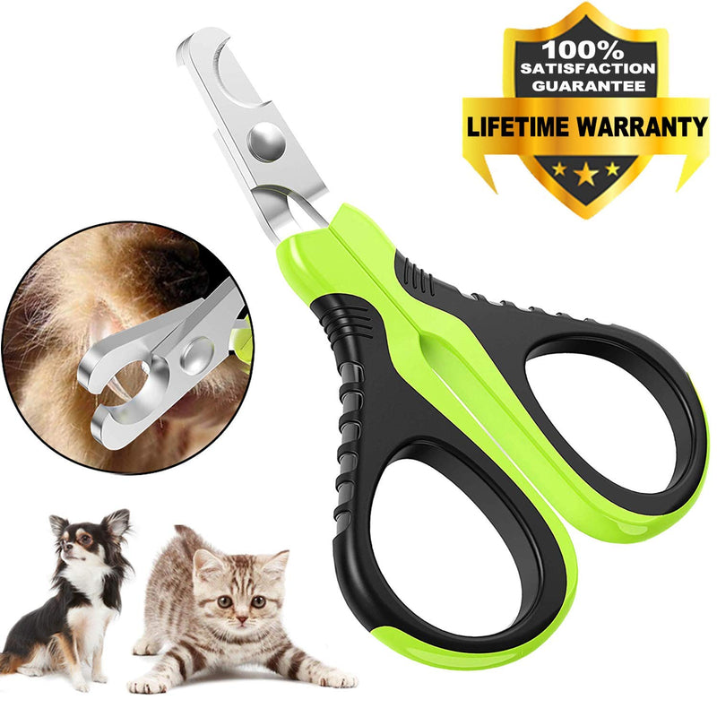 [Australia] - VICTHY 100pcs Cat Nail Caps with Clipper Set, Pet Cat Nail Clipper Cat Soft Claws Nail Covers for Cat Claws with Adhesive and Applicators M 