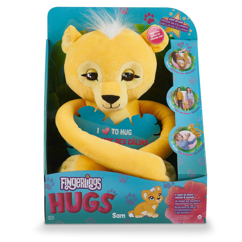 WowWee 3539 (Yellow) -Advanced Interactive Plush Baby Lion Pet - PawsPlanet Australia