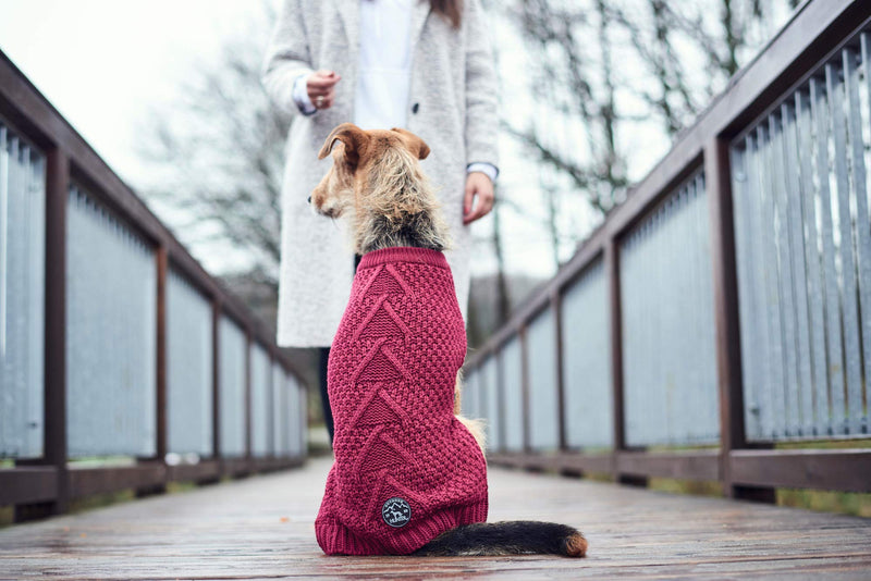 HUNTER Malmo Dog Pullover, 30 cm, Bordeaux - PawsPlanet Australia