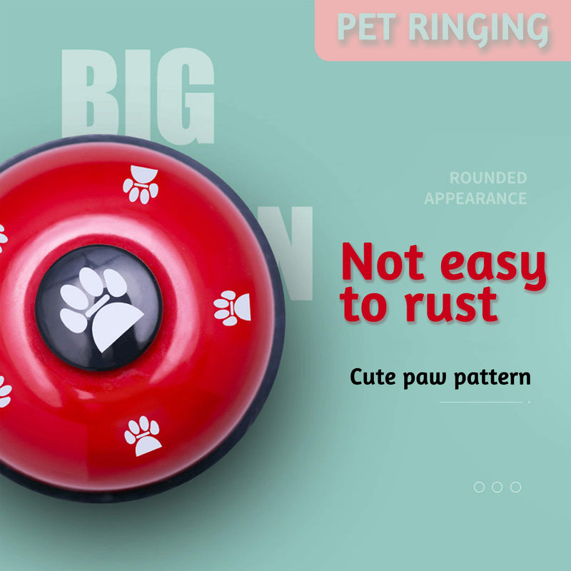LTHERMELK 4 Pet Training Bells With Non-Slip Bottom Pet Bell Toy Dog And Cat Toilet Potty Training Educational Toy - PawsPlanet Australia