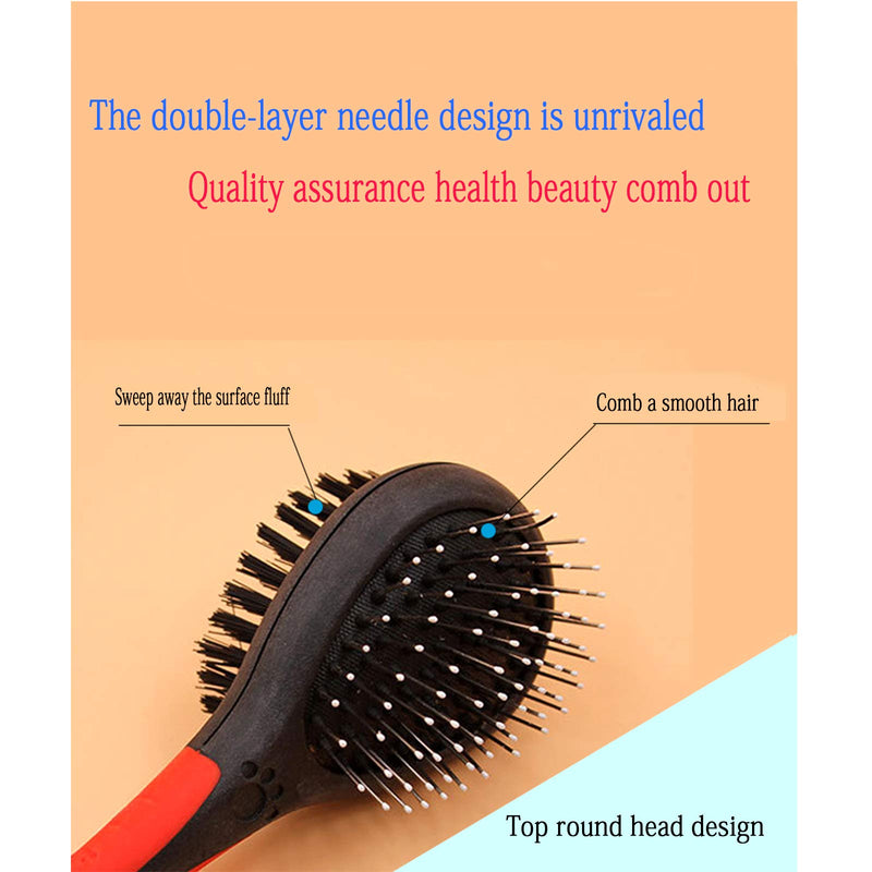 FAYRUNOD Pet bath brush,dog brush for small grooming brushes large dogs hair comb shedding short Pet poodles puppy poodle - PawsPlanet Australia