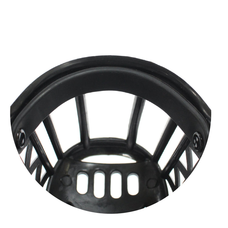 [Australia] - Downtown Pet Supply Basket Cage Dog Muzzles, Adjustable for Small, Medium and Large Dogs - Great for Training, Stops Biting Medium - Snout Circumference - 10" Black 