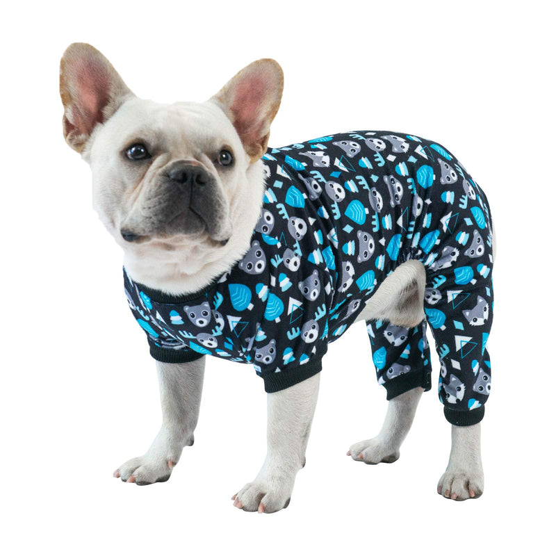 CuteBone Dog Pjs Onesies Pet Clothes Jumpsuit Apparel Soft Puppy Pajamas XS(Chest Girth12’’-12.5’’ Back Length7.5’’-8’’) Forest - PawsPlanet Australia