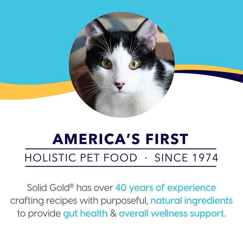 Solid Gold NutrientBoost Meal Topper for Cats - Plasma Infused Food Topper Rich in Vitamins Minerals and Amino Acids - 1 Pound - PawsPlanet Australia