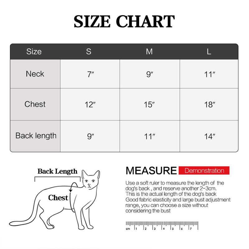 oUUoNNo Cat Anxiety Relief Jacket Thunder Shirt for Cats Compression Vest for Fireworks, Travel, Separation,Thunder Anti Anxiety and Stress Relief Calming Coat S - PawsPlanet Australia