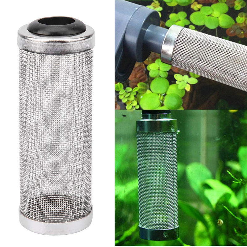 [Australia] - Pssopp Aquarium Filter Guard - Stainless Steel Fish Tank Fish Shrimp Mesh Net Filter Case Cover Guard 12mm 