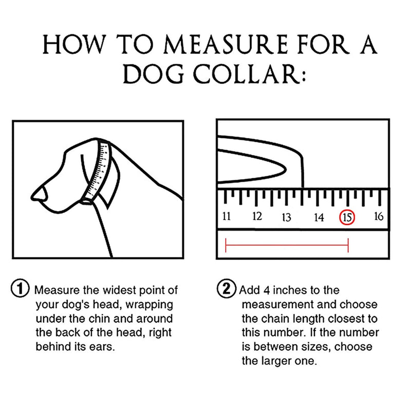 GZMZC Dog Chain Collar High Black Color Polished Stainless Steel Cuban Link Strong Heavy Duty Chew Proof Walking Training Chain Leash Collar for Small Medium Big Dogs 12mm width 12" recommend dog's neck:8" - PawsPlanet Australia