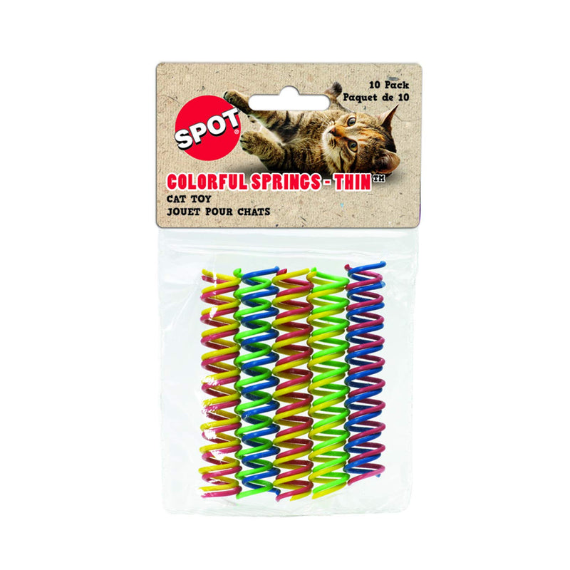 [Australia] - HDP Spot Cat or Kitten Colorful Thin Springs Pack of 10 