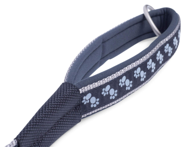 Petface Signature Padded Dog Lead, Medium, Black Paws - PawsPlanet Australia