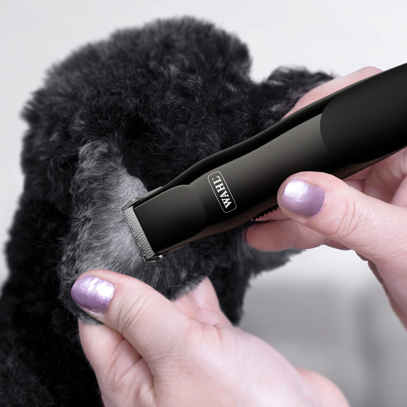 Wahl Professional Animal Limited Edition Touch-Up Dog, Cat, & Pet Trimmer Set, Black (09990-1301),13 Piece Set - PawsPlanet Australia