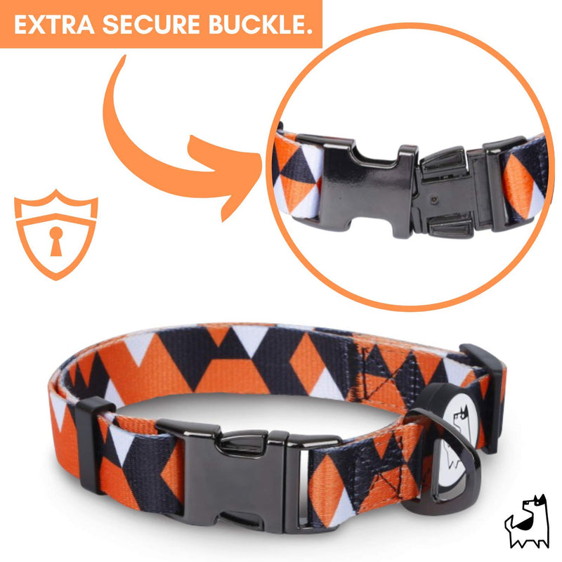 Dog Collar | Medium Dog Collar 32-46CM | Soft, Sturdy & Safe! Medium Collars For Dogs | Soft Material For Sensitive Skin & Extra Secure Buckle - PawsPlanet Australia