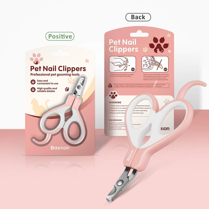 Baytion Cat Nail Clippers Pet Nail Clippers for small animals,Cat Claw Cutters Scissors for Guinea Pigs, Birds, Puppies, Kittens, Gerbils, Hamsters and Rabbits - PawsPlanet Australia