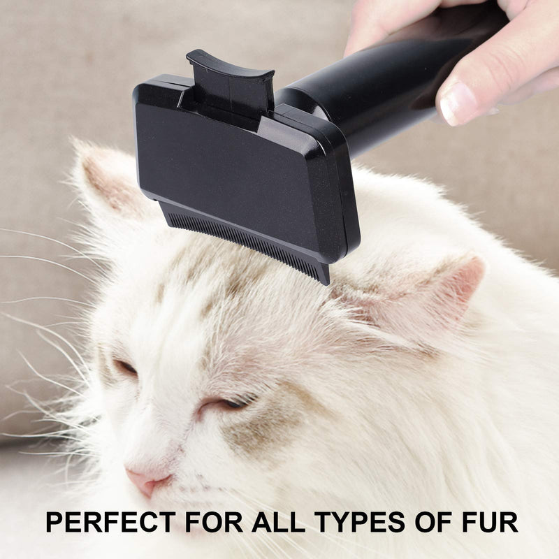 NPET Dog DeShedding Brush, Effectively Reduces Shedding Tool Grooming Brush for Dogs and Cats - PawsPlanet Australia