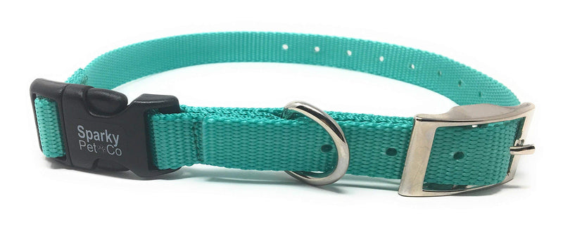 [Australia] - Sparky Pet Collar Compatible 3/4 Nylon Double Buckle Quick Snap Replacement St 