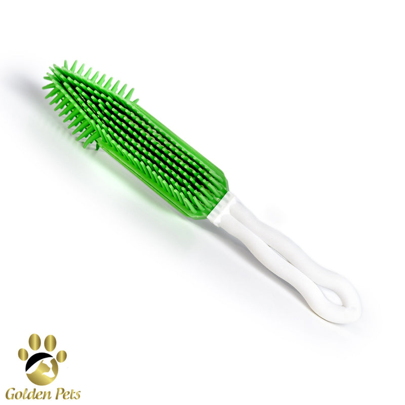 Golden Pets special brush I animal hair remover, dog brush, cat brush I for vehicle upholstery and textile surfaces I gentle massage effect for dogs and cats I + free e-book care manual - PawsPlanet Australia