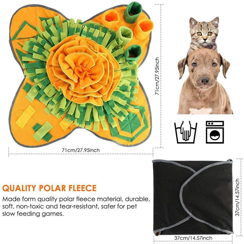 [Australia] - ulovemore qh Snuffle Mat for Dogs, Interactive Dog Toys Encourages Natural Foraging Skills Dog Puzzle Toys, Snuffle Mat for Small or Medium Dogs 