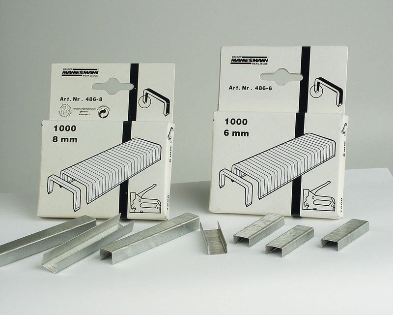 Mannesmann replacement staples 12 mm U-shape, for stapler 48410, M48412 - PawsPlanet Australia