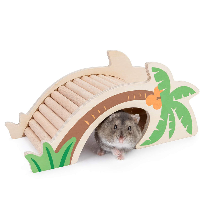 Niteangel Small Animal House Bridge for Syrian Dwarf Hamsters Mice Gerbils Rats Guinea Pigs or Other Small Pets Small - For Hamsters - PawsPlanet Australia
