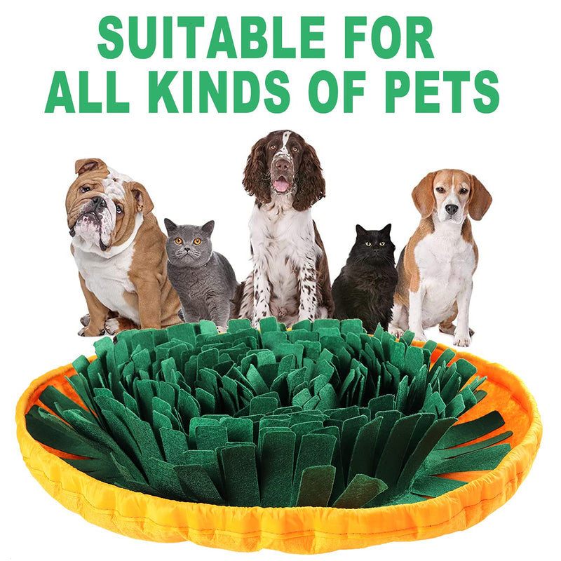 SZCLIMAX Pet Snuffle Mat for Dogs Large, 2IN1 Slow Eating Nosework Feeding Mat, Interactive Toys Encourages Natural Foraging Skills, Dog Cat Treat Dispenser - PawsPlanet Australia