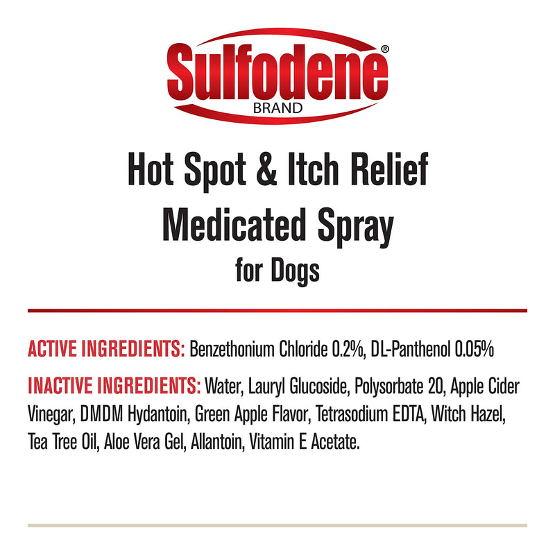 Sulfodene Hot Spot & Itch Relief Dog Spray 8 oz - PawsPlanet Australia