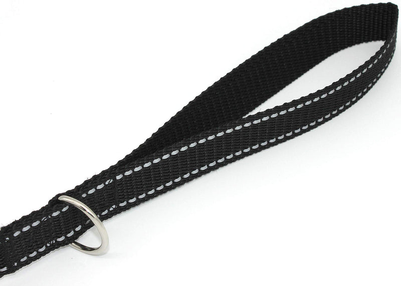 SUNNQ Reflective Dog Leash for Small Dogs, 6 FT (1 inch X 6FT, Black) 1 inch X 6FT - PawsPlanet Australia