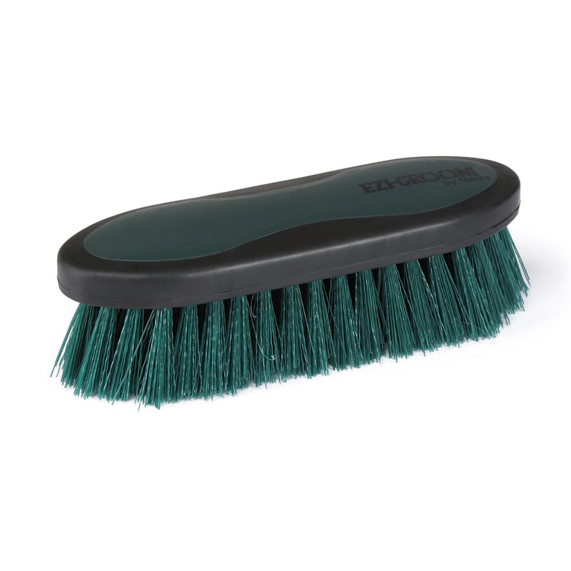 Shires 1482 Ezi-Groom Large 2-Tone Dandy Brush Bright Blue - PawsPlanet Australia