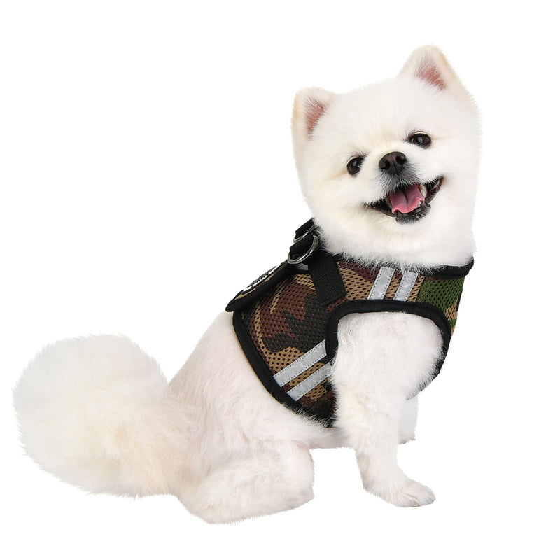 Puppia Harness Pro Camo Soft Vest Dog Harness, S - PawsPlanet Australia