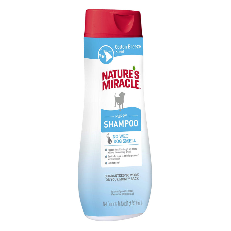 Nature’s Miracle Puppy Shampoo 16 oz Cotton Breeze - PawsPlanet Australia