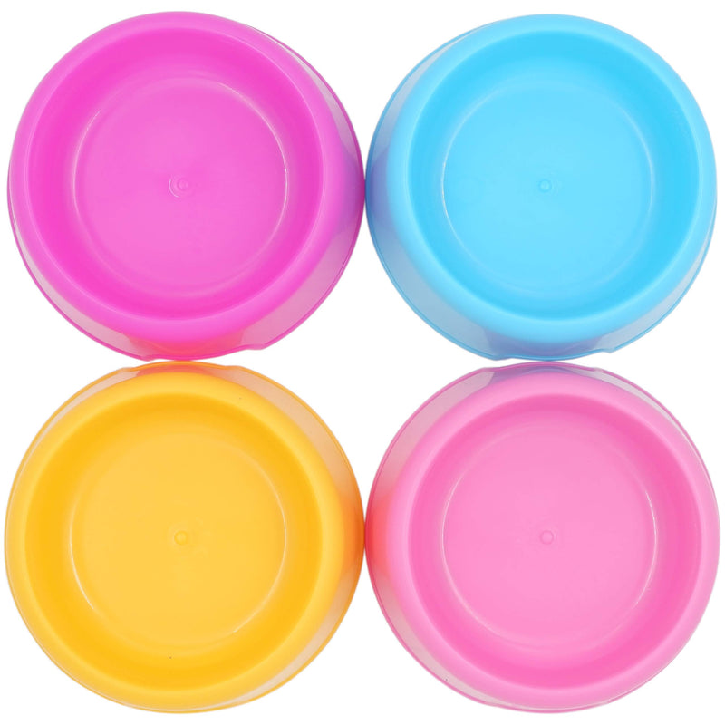 [Australia] - Forest Guys Dog Bowls Cat Bowls Plastic Bowls Yellow + Blue + Pink + Purple 