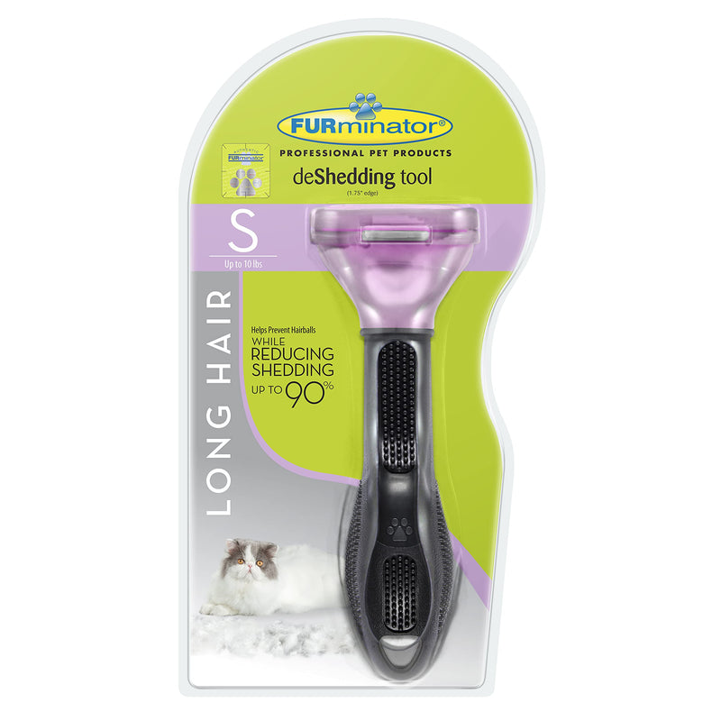 Furminator Long Hair deShedding Tool for Cats, Small S - PawsPlanet Australia