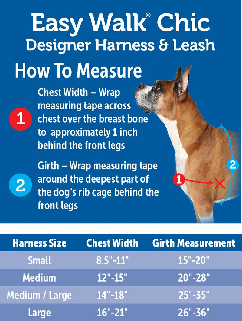 [Australia] - PetSafe Easy Walk Chic Harness Donuts Medium 