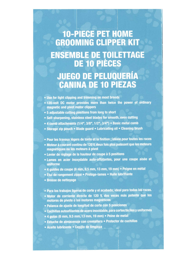 CONAIRPRO Dog & cat 10-Piece Home Grooming Clipper Kit 10 Piece Home Grooming Kit - PawsPlanet Australia