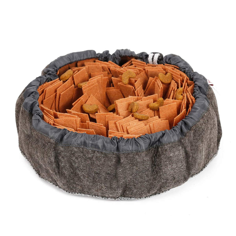 Pet Snuffle Feeding Mat for Dogs, IQ Training Interactive Toy Durable Washable Game Mats/Pads, Indoor Outdoor Nose Work Pets Toys Encourages Natural Foraging Skills … (Brown) Brown - PawsPlanet Australia
