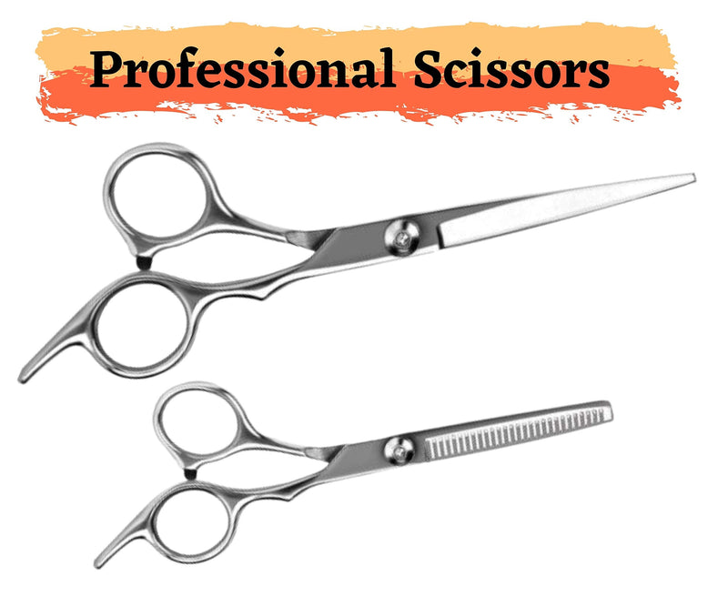 Professional Non-Professional Hair Scissors Cutting Thinning Shears Stainless Steel Salon Barber Pet Dog Cat Hairdressing| Grooming Styling Pet Supplies (Professional Cutting Scissors) Professional Cutting Scissors - PawsPlanet Australia